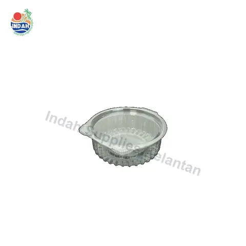 Mangkuk PET BENXON 40-8FL (8oz, lutsinar, penutup)
