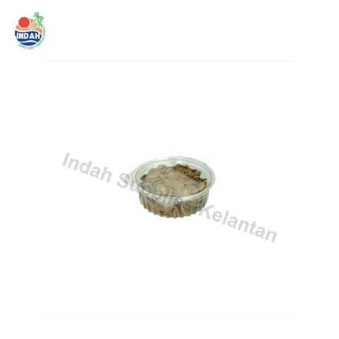 Mangkuk PET BENXON 40-8FL (8oz, lutsinar, penutup) — gambar 2