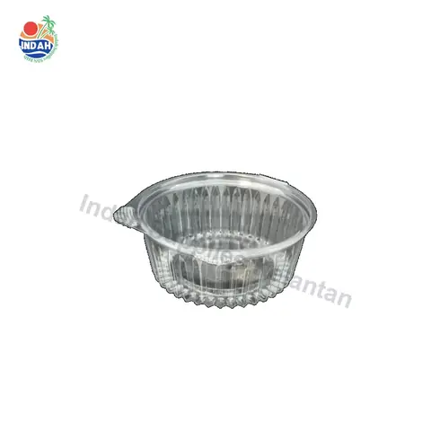 Mangkuk PET BENXON 66-32FL (32oz, lutsinar, penutup) — gambar 1