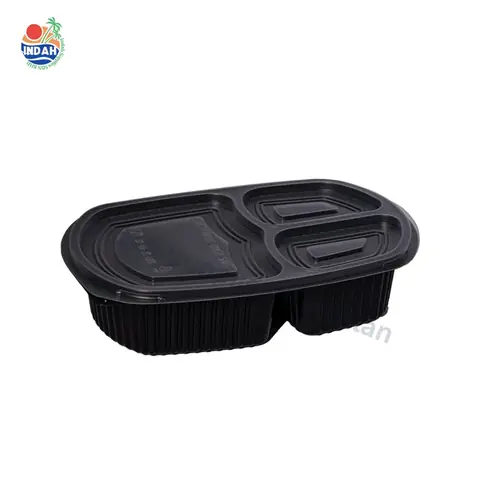 Kotak Makanan BENXON BX-LB-3C (hitam) — gambar 2