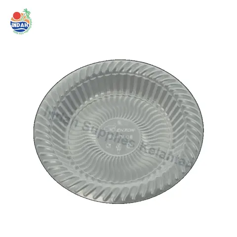 Pinggan PP 6 inci (Clear) BENXON BX-PL06 (50pcs/pkt)