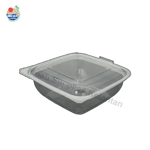 Mangkuk Buah & Sayur PET BENXON BX-Q750 (750ml, lutsinar, penutup)