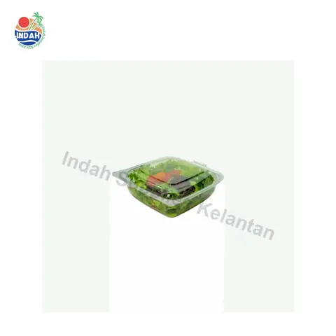 Mangkuk Buah & Sayur PET BENXON BX-Q750 (750ml, lutsinar, penutup) — gambar 2