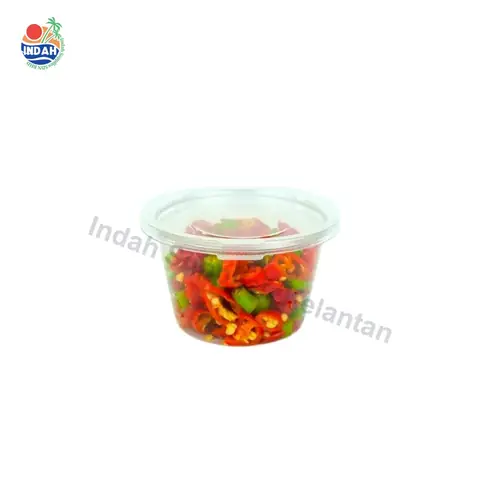 Bekas Makanan PET BENXON BX-S100 (100ml, penutup) — gambar 2