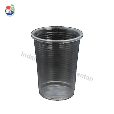 Cawan Plastik PP Jernih BENXON DC-8 (8oz, 50pcs/pkt)