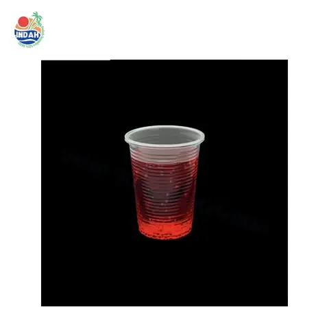 Cawan Plastik PP Jernih BENXON DC-8 (8oz, 50pcs/pkt) — gambar 3