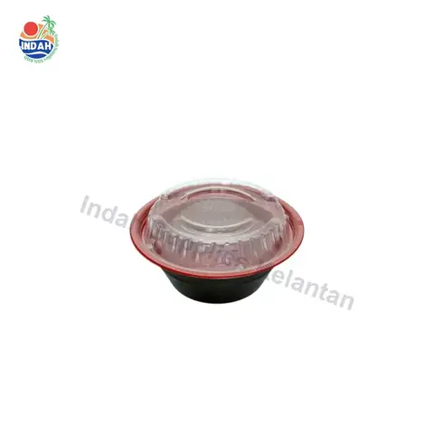 Mangkuk Makanan BENXON RB-500 (500ml, lutsinar, penutup) — gambar 3