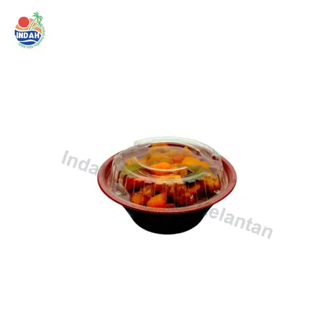 Mangkuk Makanan BENXON RB-500 (500ml, lutsinar, penutup) — gambar 2