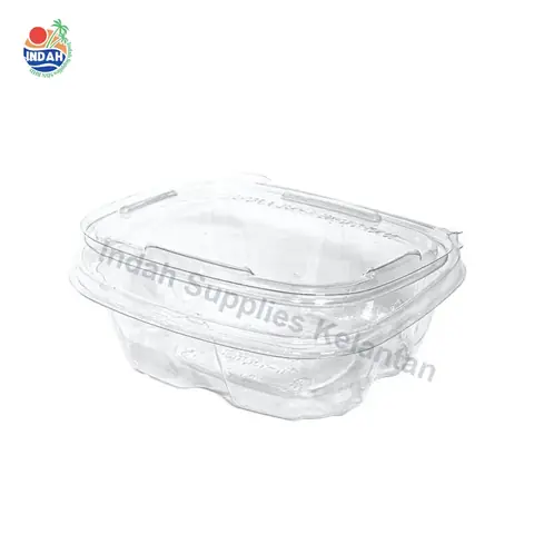 Bekas BENXON REC-12TE-FL (12oz, lutsinar, penutup)