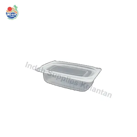 Bekas Makanan RT650 (Tapak Hitam + Penutup Clear) BENXON (50pcs/pkt)