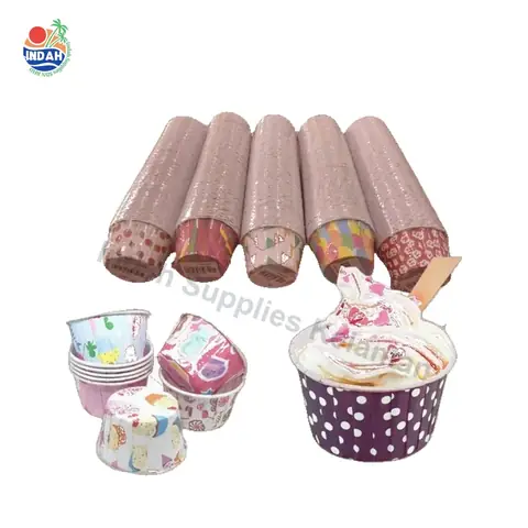 Cawan Pakai Buang Mix Design 100pcs S/M