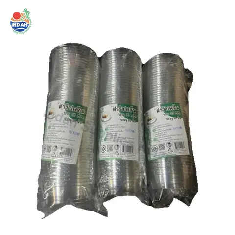 Penutup Plastik 95MM Half Dome Lid 50 pcs