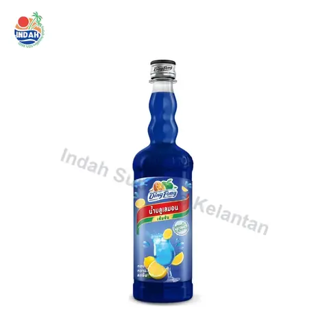 Sirap Ding Fong Blue Lemon 760ml